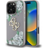 Guess Case Grained Roses Big 4G Logo For Iphone 16 Pro Purple - (GUHCP16LPGROP4MU)