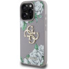 Guess Case Grained Roses Big 4G Logo For Iphone 16 Pro Purple - (GUHCP16LPGROP4MU)