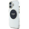 Guess Case Iml Metal Colored Circle Classic Logo Magsafe For Iphone 16 Black - (GUHMP16SHTDRCEDK)