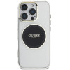 Guess Case Iml Metal Colored Circle Classic Logo Magsafe For Iphone 16 Pro Black - (GUHMP16LHTDRCEDK)
