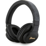 Guess Headphones Bluetooth 4G Leather Tone On Tone Script Black - (GUBH604FEMK)