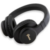 Guess Headphones Bluetooth 4G Leather Tone On Tone Script Black - (GUBH604FEMK)