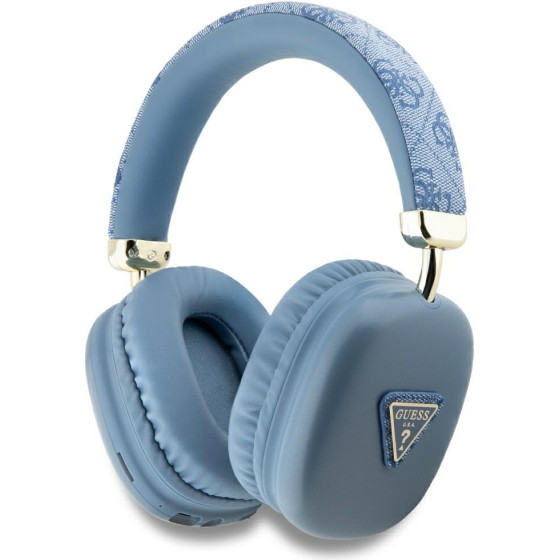 Guess Headphones Bluetooth 4G Triangle Logo Blue - (GUBHK1P4TPB)