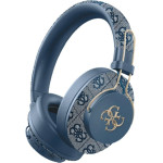 Guess Headphones Bluetooth Enc Metal 4G Logo Blue - (GUBHS72P4FC4MB)