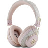 Guess Headphones Bluetooth Enc Metal 4G Logo Pink - (GUBHS72P4FC4MP)