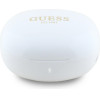 Guess Headphones Tws Flat Classic Logo Electroplated White - (GUTWST7FCEEH)