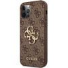 Guess Iphone 12/12 Pro6,1''Brown Hardcase 4G Big Metal Logo - (GUHCP12M4GMGBR)