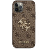 Guess Iphone 12/12 Pro6,1''Brown Hardcase 4G Big Metal Logo - (GUHCP12M4GMGBR)