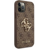 Guess Iphone 12/12 Pro6,1''Brown Hardcase 4G Big Metal Logo - (GUHCP12M4GMGBR)