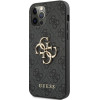 Guess Iphone 12/12 Pro6,1''Grey Hardcase 4G Big Metal Logo - (GUHCP12M4GMGGR)