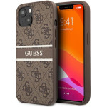 Guess Iphone 13 Mini 5,4'' Brown Hardcase 4G Stripe - (GUHCP13S4GDBR)