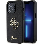Guess Iphone 13 Pro / 13 6.1'' Black Hardcase Glitter Script Big 4G - (GUHCP13LHG4SGK)