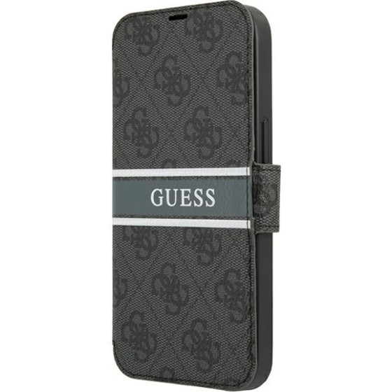 Guess Iphone 13 Pro / 136,1'' Grey Book 4G Stripe - (GUBKP13L4GDGR)