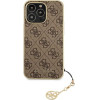 Guess Iphone 13 Pro / 136,1''Brown Hardcase 4G Charms Collection - (GUHCP13LGF4GBR)
