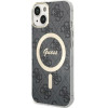 Guess Iphone 14 Plus/ 15 Plus 6.7'' Black Hardcase 4G Magsafe - (GUHMP14MH4STK)