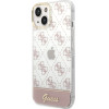 Guess Iphone 14 Plus/ 15 Plus 6.7'' Pink Hardcase 4G Pattern Script - (GUHCP14MHG4MHP)