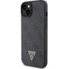 Guess Iphone 15 / 14 / 136.1'' Black Hardcase Leather 4G Diamond Triangle - (GUHCP15SP4TDPK)