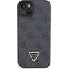 Guess Iphone 15 / 14 / 136.1'' Black Hardcase Leather 4G Diamond Triangle - (GUHCP15SP4TDPK)