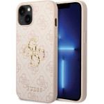 Guess Iphone 15 / 14 / 136.1'' Pink Hardcase 4G Big Metal Logo - (GUHCP15S4GMGPI)