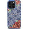 Guess Iphone 16 Pro Max 6.9'' Blue Hardcase 4G Flowers Print Magsafe - (GUHMP16XP4ROPEMCB)