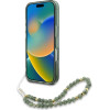 Guess Iphone 166.1'' zielony/Green Hardcase Iml Flowers Allover Electro With Pearl St - (GUHMP16SHCPOFPA)