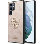 Guess S906 S22 Ultra Pink Hardcase 4G Big Metal Logo - (GUHCS22L4GMGPI)
