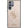 Guess S906 S22 Ultra Pink Hardcase 4G Big Metal Logo - (GUHCS22L4GMGPI)