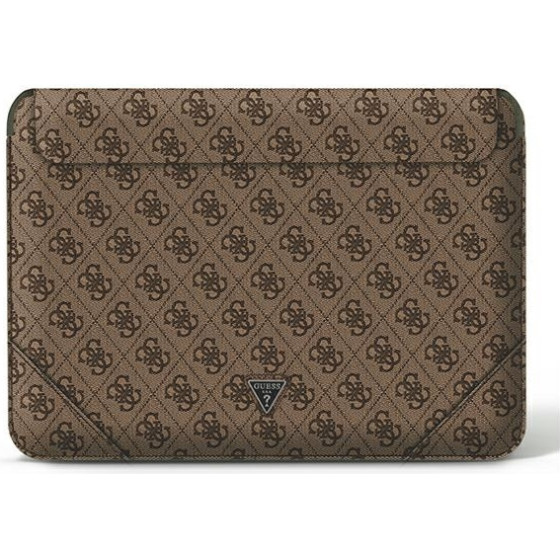 Guess Sleeve 13/14'' Brown 4G Uptown Triangle Logo - (GUCS14P4TW)