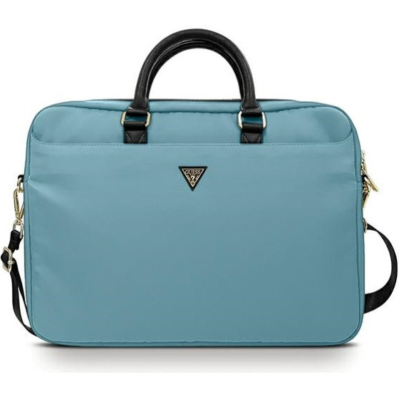 Guess Torba 16'' Blue Nylon Triangle Logo - (GUCB15NTMLLB)