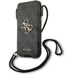 Guess Torebka Na Telefon GUHCP12L4GPSGR6,7'' Grey 4G Metal Logo - (GUHCP12L4GPSGR)