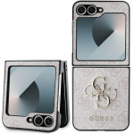 Guess Z Flip6 F741rozowy/Pink Leather 4G Metal Logo - (GUHCZF64GMGPI)