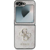 Guess Z Flip6 F741rozowy/Pink Leather 4G Metal Logo - (GUHCZF64GMGPI)