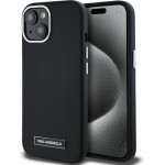 Karl Lagerfeld Case Fw Metal Plate Magsafe For Iphone 15 Black - (KLHMP15SPGMSRPK)