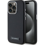 Karl Lagerfeld Case Fw Metal Plate Magsafe For Iphone 15 Pro Black - (KLHMP15LPGMSRPK)