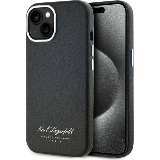 Karl Lagerfeld Case Hotel Rsg For Iphone 15 Black - (KLHCP15SPGWCMKHK)