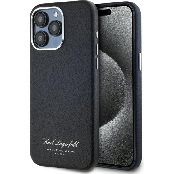 Karl Lagerfeld Case Hotel Rsg For Iphone 15 Pro Black - (KLHCP15LPGWCMKHK)