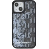 Karl Lagerfeld Case Liquide Glitter Monogram Gradient For Iphone 15 Black - (KLHCP15SLKLGKCCK)