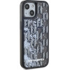 Karl Lagerfeld Case Liquide Glitter Monogram Gradient For Iphone 15 Black - (KLHCP15SLKLGKCCK)