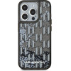 Karl Lagerfeld Case Liquide Glitter Monogram Gradient For Iphone 15 Pro Max Black - (KLHCP15XLKLGKCCK)
