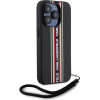Karl Lagerfeld Case Saffiano Athleisure Stripes Cord For Iphone 15 Pro Max Red - (KLHCP15XPAMSCNSR)