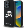 Karl Lagerfeld iPhone16 Pro Max 6.9'' czarny/Black Hardcase Silicone Double Heads Pr - (KLHMP16XSKCHPPLK)