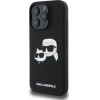 Karl Lagerfeld iPhone16 Pro Max 6.9'' czarny/Black Hardcase Silicone Double Heads Pr - (KLHMP16XSKCHPPLK)