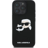 Karl Lagerfeld iPhone16 Pro Max 6.9'' czarny/Black Hardcase Silicone Double Heads Pr - (KLHMP16XSKCHPPLK)