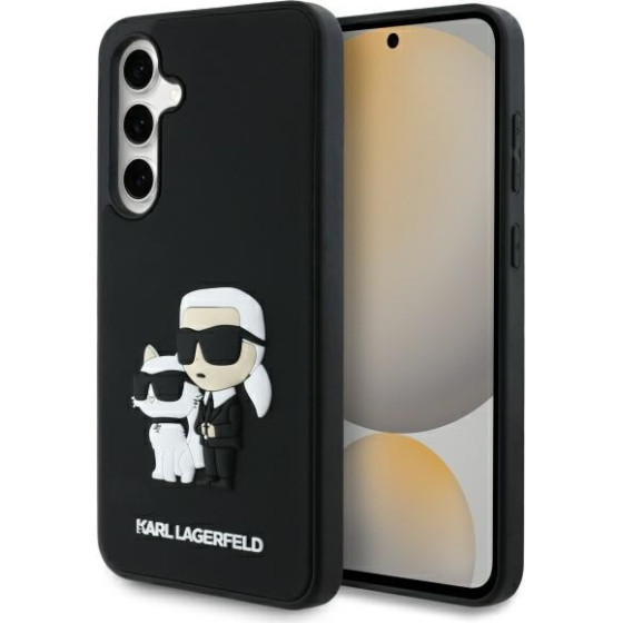 Karl Lagerfeld S24 Fe S721 Black Hardcase 3D Rubber Karl&Choupette - (KLHCS24FE3DRKCNK)