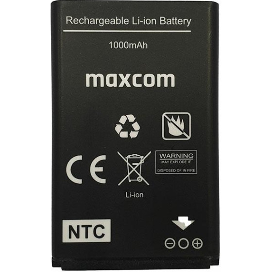 MaxCom Bateria MM35D/36D/142/143/428/460/560 1000 1000mAh Ntc BL-5C - (Aku Ntc BL-5C 1000)