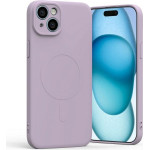 Mercury Magsafe Semi-Silicone Iphone 15PLus 6,7'' Liliowy Fiolet /Lilac purple