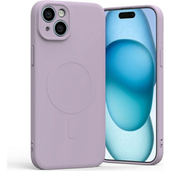 Mercury Magsafe Semi-Silicone Iphone 15PLus 6,7'' Liliowy Fiolet /Lilac purple