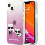 Karl Lagerfeld Iphone 13mIni 5,4'' Hardcase Pink Karl & Choupette - (KLHCP13SCKTRP)
