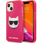 Karl Lagerfeld Iphone 13mIni 5,4'' Pink Hardcase Glitter Choupette Fluo - (KLHCP13SCHTRP)
