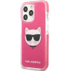 Karl Lagerfeld Iphone 13 Pro Max 6,7'' Hardcase Fuschia Choupette Head - (KLHCP13XTPECPI)